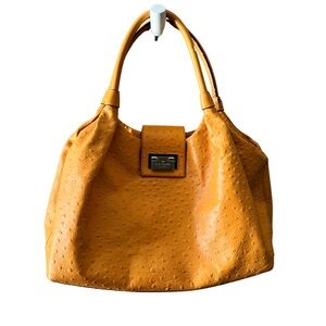 Kate Spade Mustard Textured Shoulder Bag